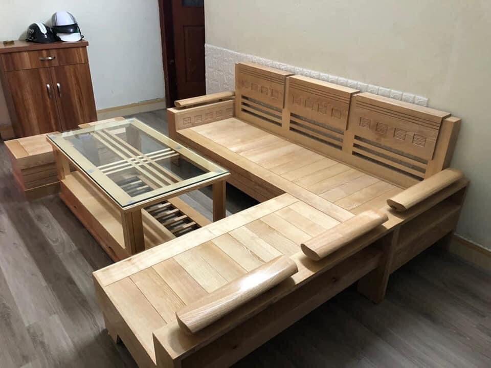 bàn ghế gỗ phòng khách giá rẻ mới 2023